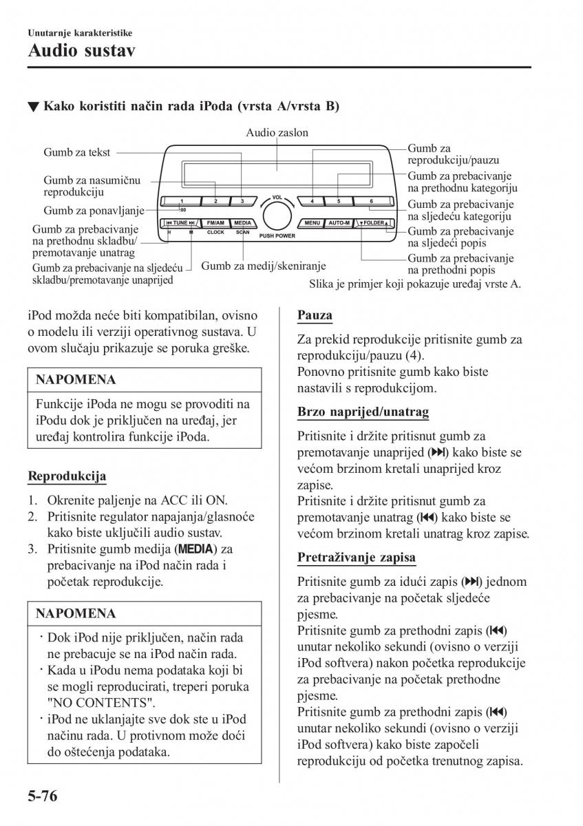 Mazda 2 Demio vlasnicko uputstvo / page 379