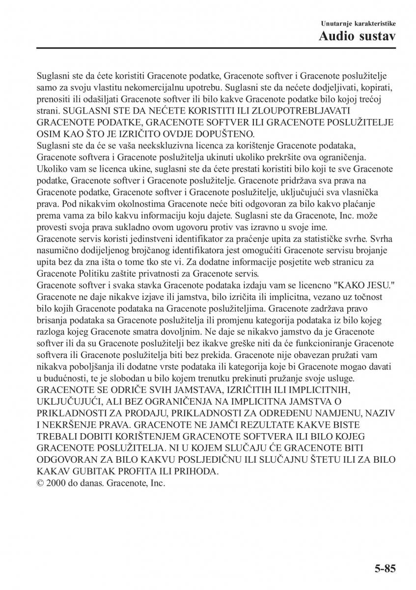 Mazda 2 Demio vlasnicko uputstvo / page 388