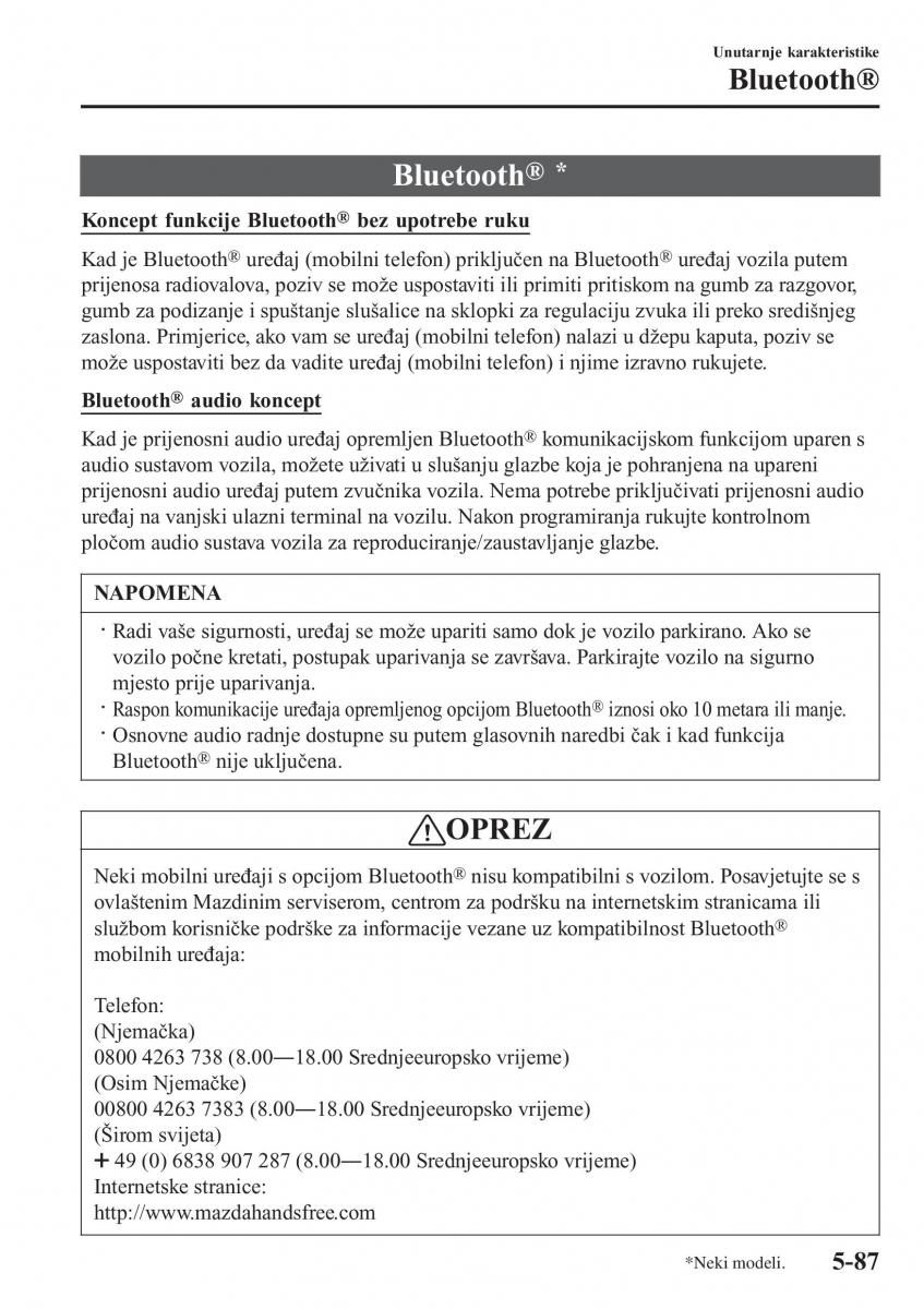 Mazda 2 Demio vlasnicko uputstvo / page 390