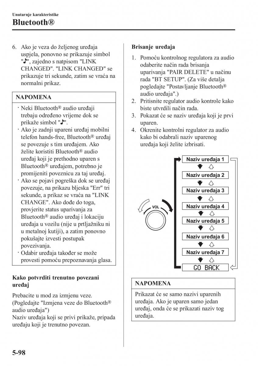 Mazda 2 Demio vlasnicko uputstvo / page 401