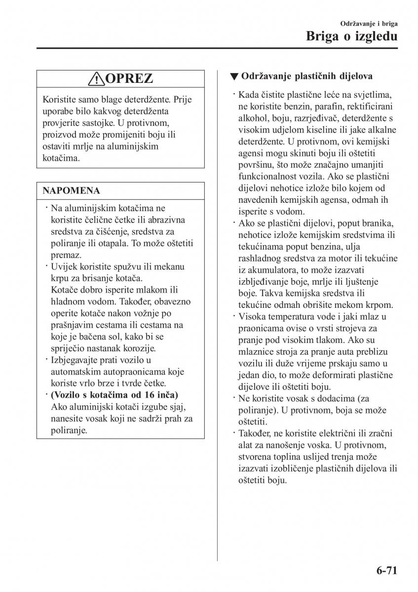 Mazda 2 Demio vlasnicko uputstvo / page 526