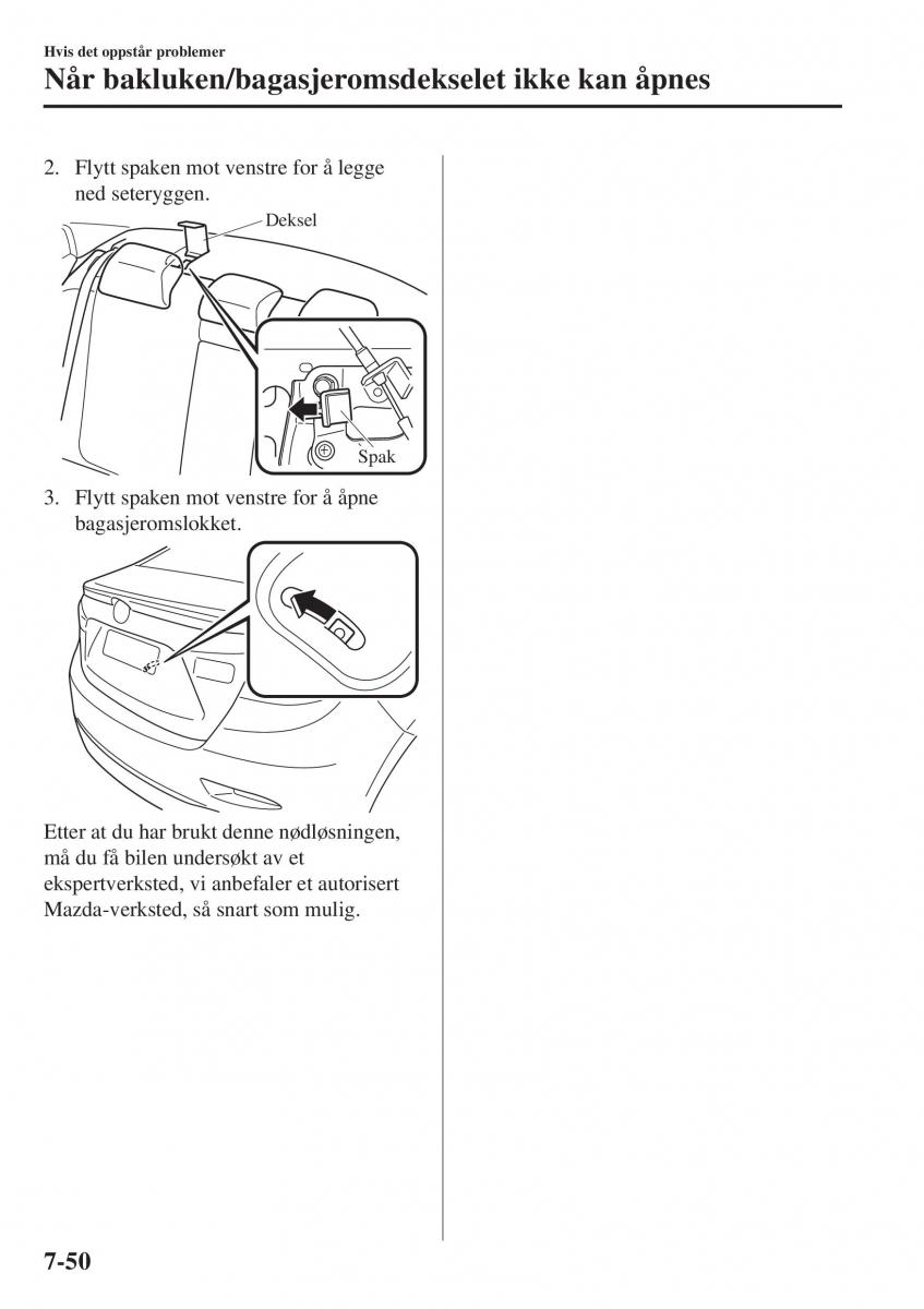 Mazda 2 Demio bruksanvisningen / page 567