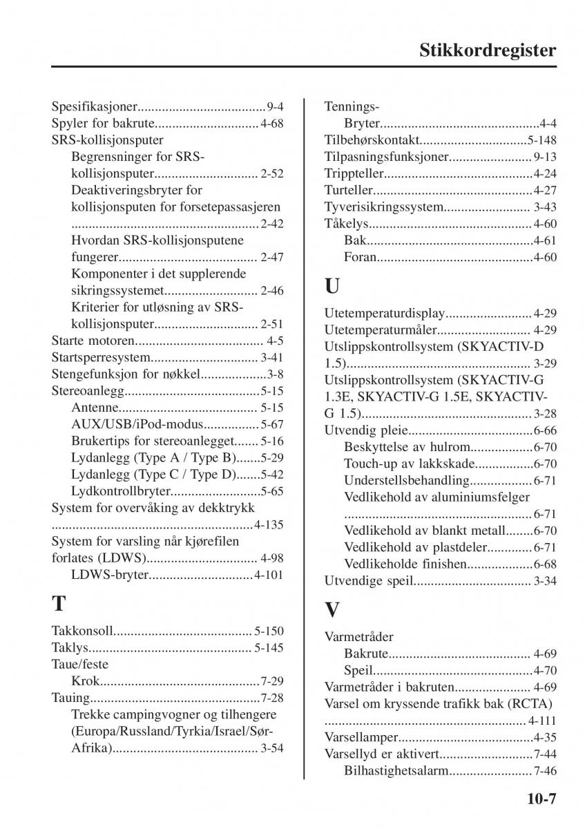 Mazda 2 Demio bruksanvisningen / page 618