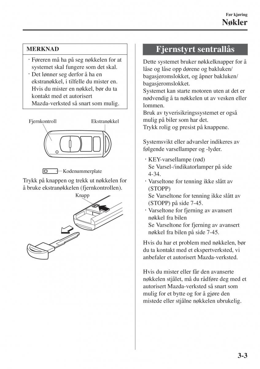 Mazda 2 Demio bruksanvisningen / page 78