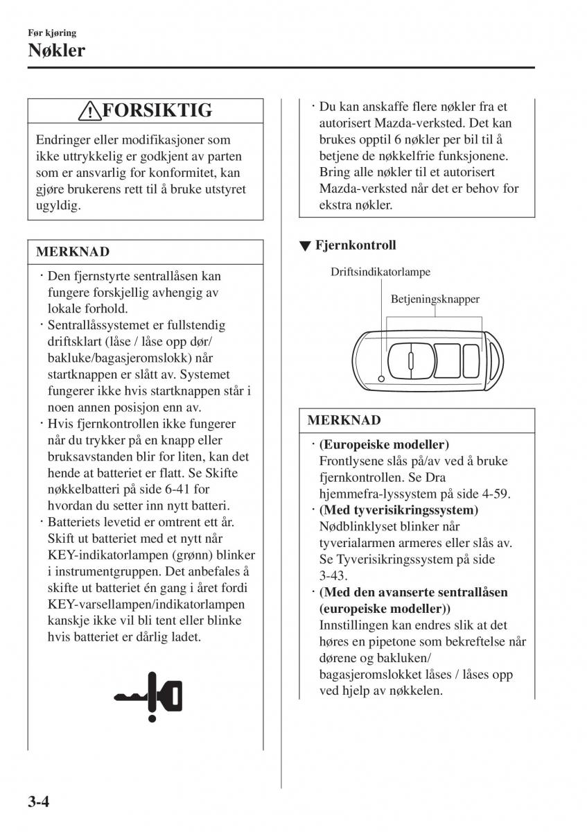 Mazda 2 Demio bruksanvisningen / page 79