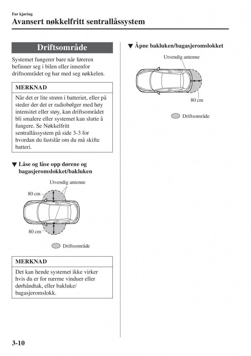 Mazda 2 Demio bruksanvisningen / page 85