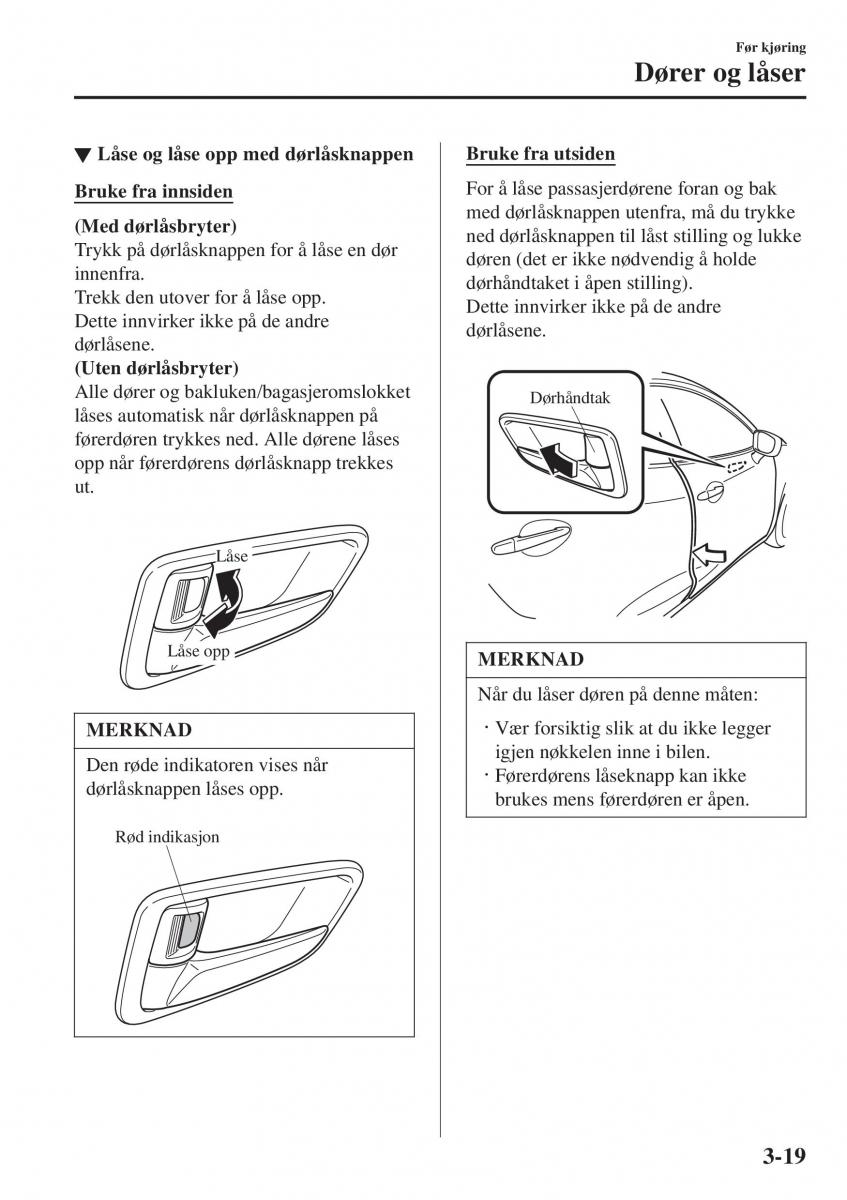 Mazda 2 Demio bruksanvisningen / page 94