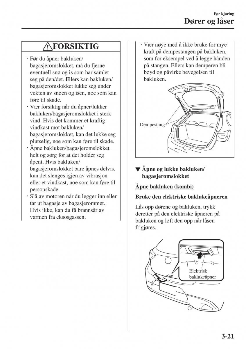 Mazda 2 Demio bruksanvisningen / page 96