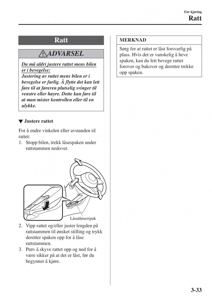 Mazda 2 Demio bruksanvisningen / page 108