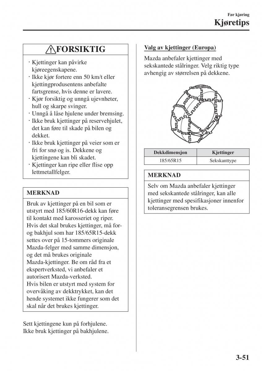 Mazda 2 Demio bruksanvisningen / page 126