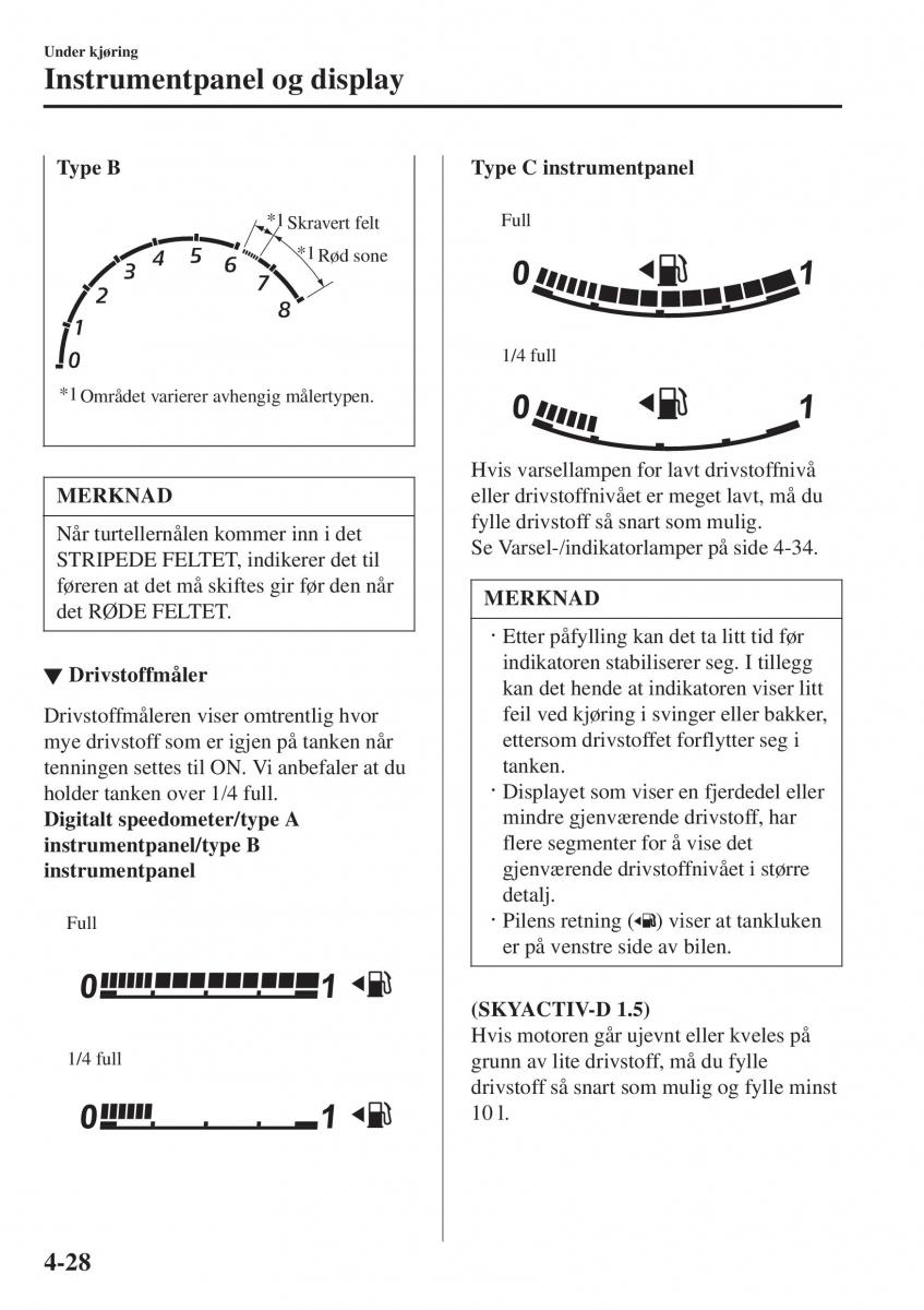 Mazda 2 Demio bruksanvisningen / page 165