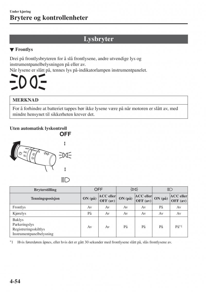 Mazda 2 Demio bruksanvisningen / page 191