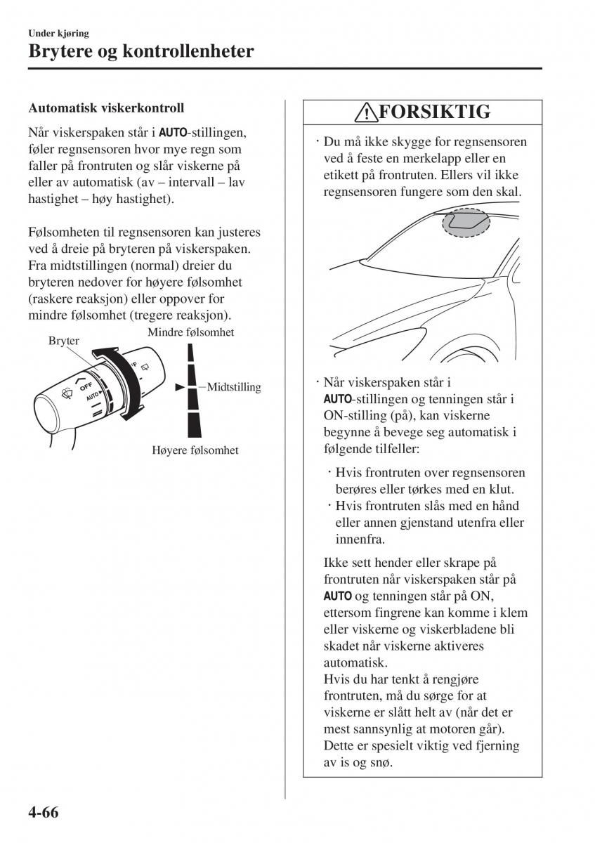 Mazda 2 Demio bruksanvisningen / page 203