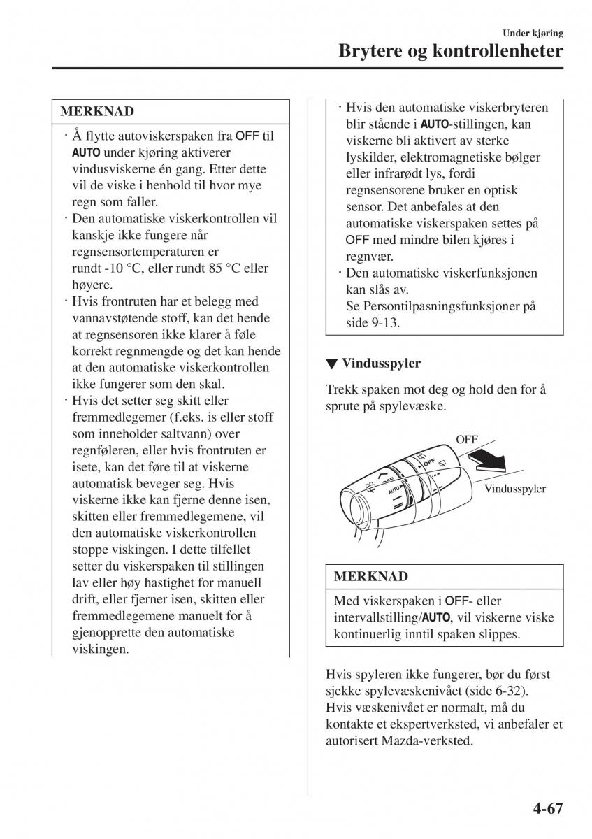 Mazda 2 Demio bruksanvisningen / page 204