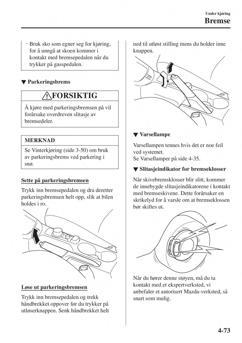 Mazda 2 Demio bruksanvisningen / page 210