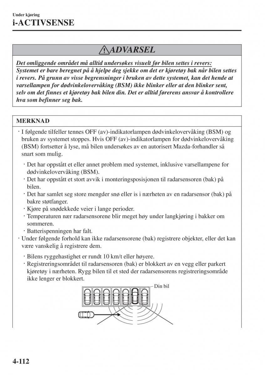 Mazda 2 Demio bruksanvisningen / page 249