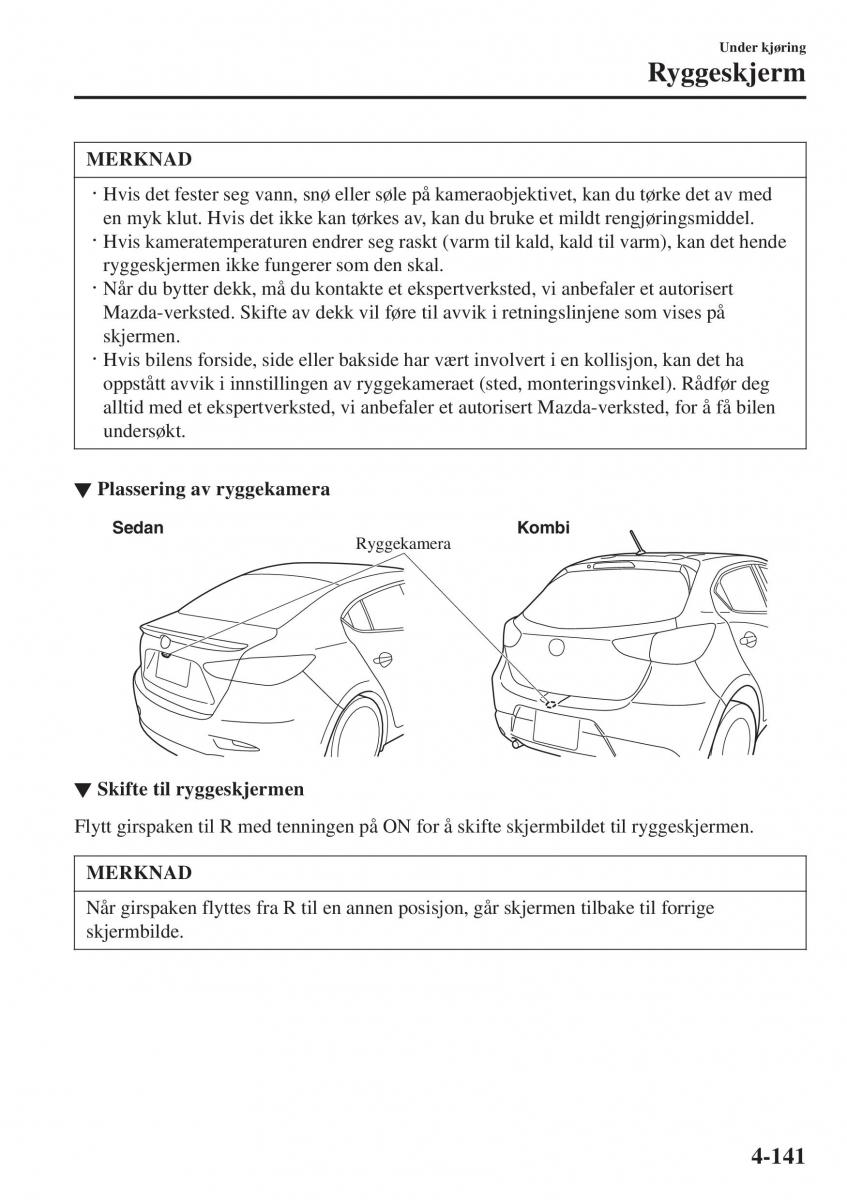 Mazda 2 Demio bruksanvisningen / page 278