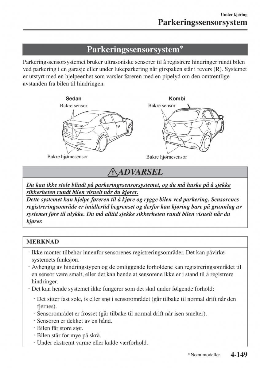 Mazda 2 Demio bruksanvisningen / page 286