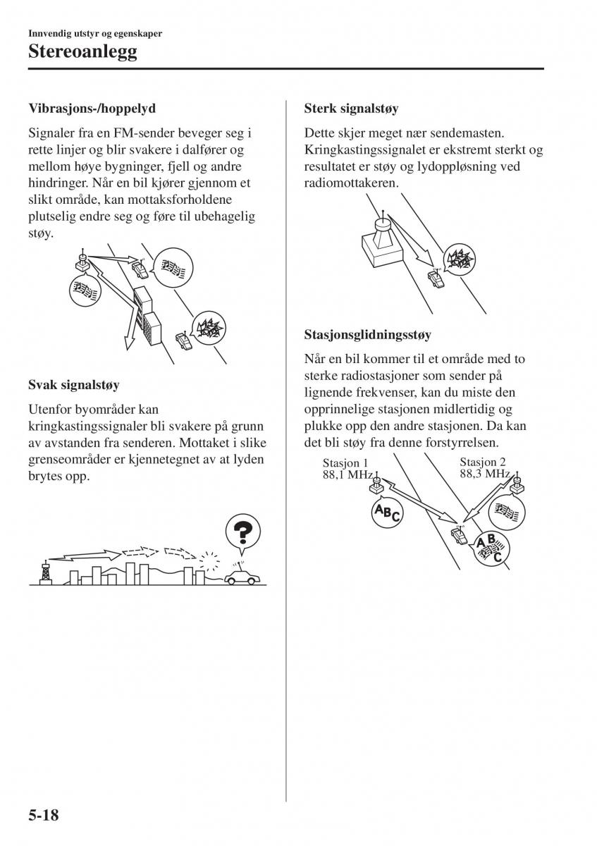 Mazda 2 Demio bruksanvisningen / page 309