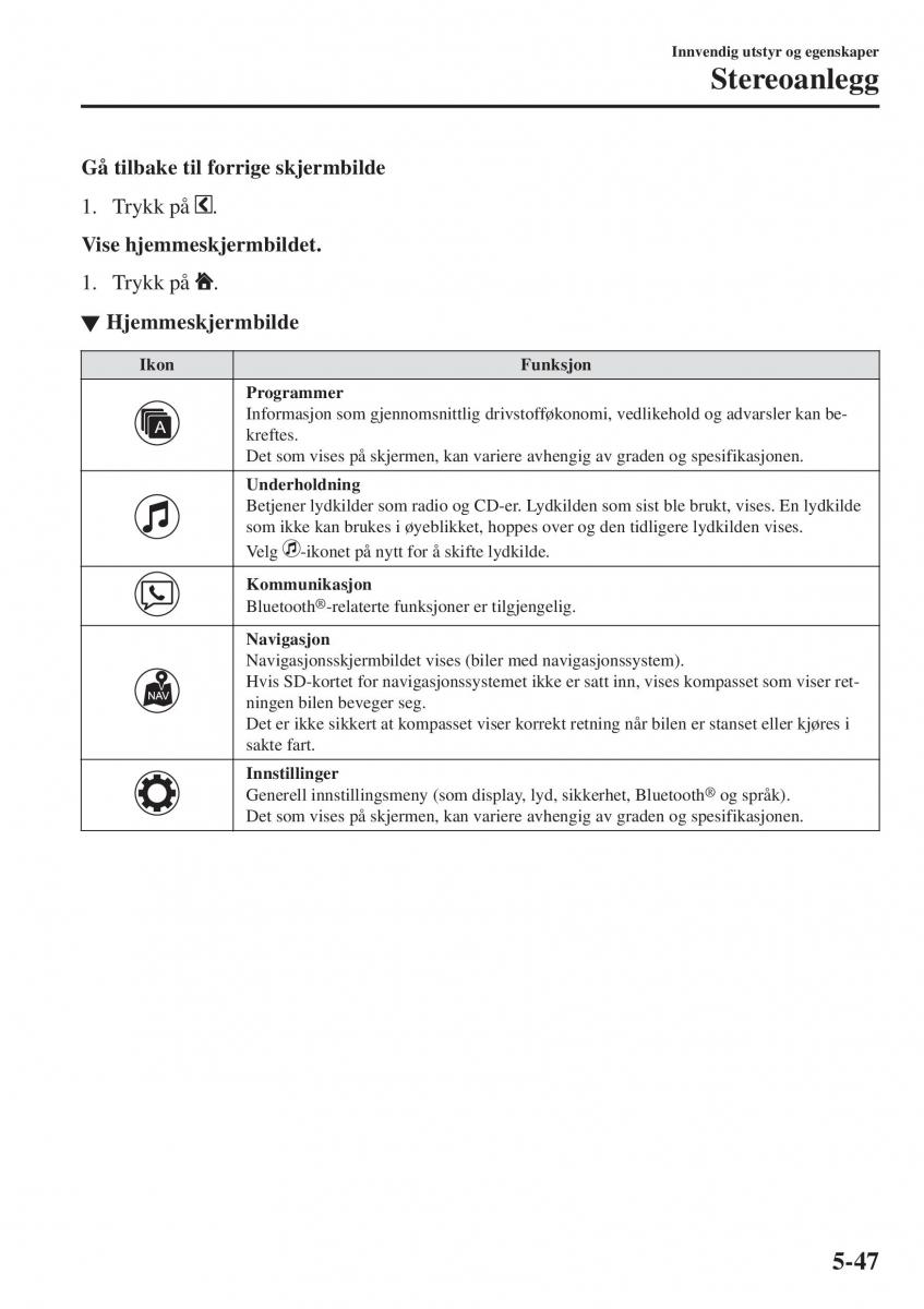 Mazda 2 Demio bruksanvisningen / page 338