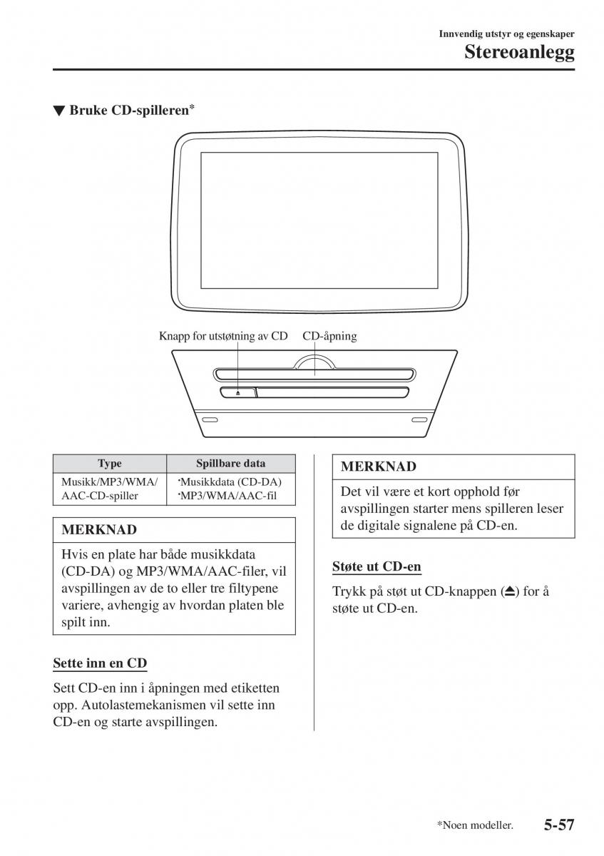 Mazda 2 Demio bruksanvisningen / page 348