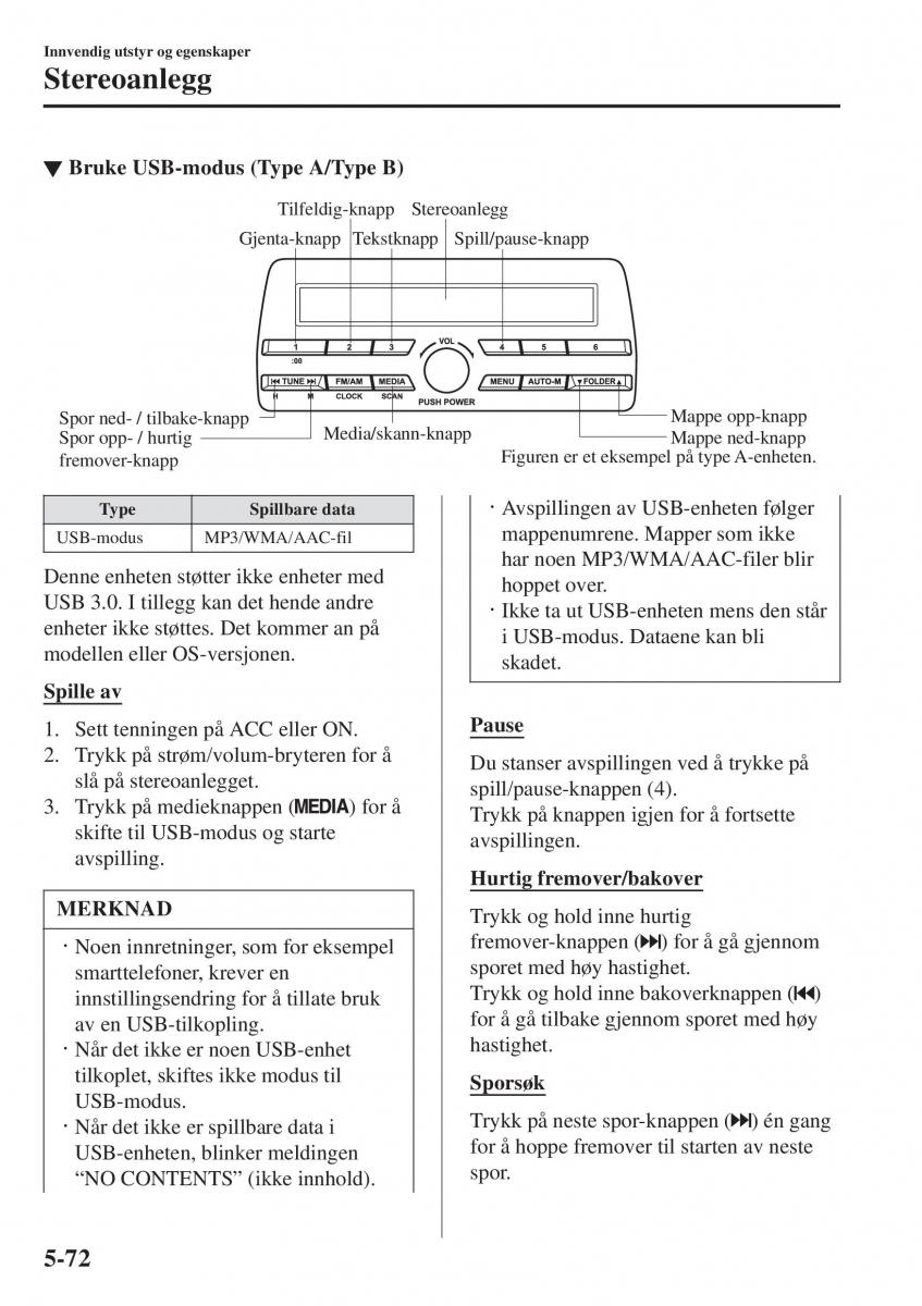 Mazda 2 Demio bruksanvisningen / page 363