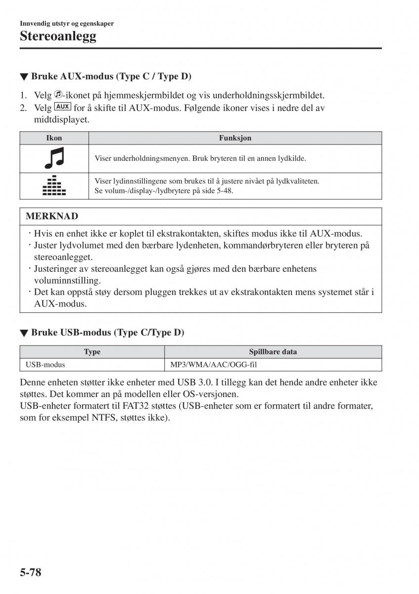 Mazda 2 Demio bruksanvisningen / page 369