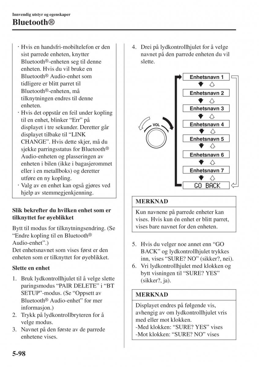 Mazda 2 Demio bruksanvisningen / page 389