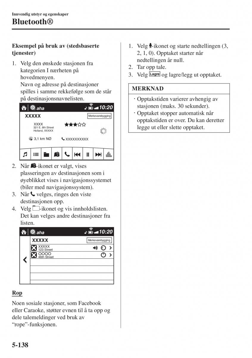 Mazda 2 Demio bruksanvisningen / page 429