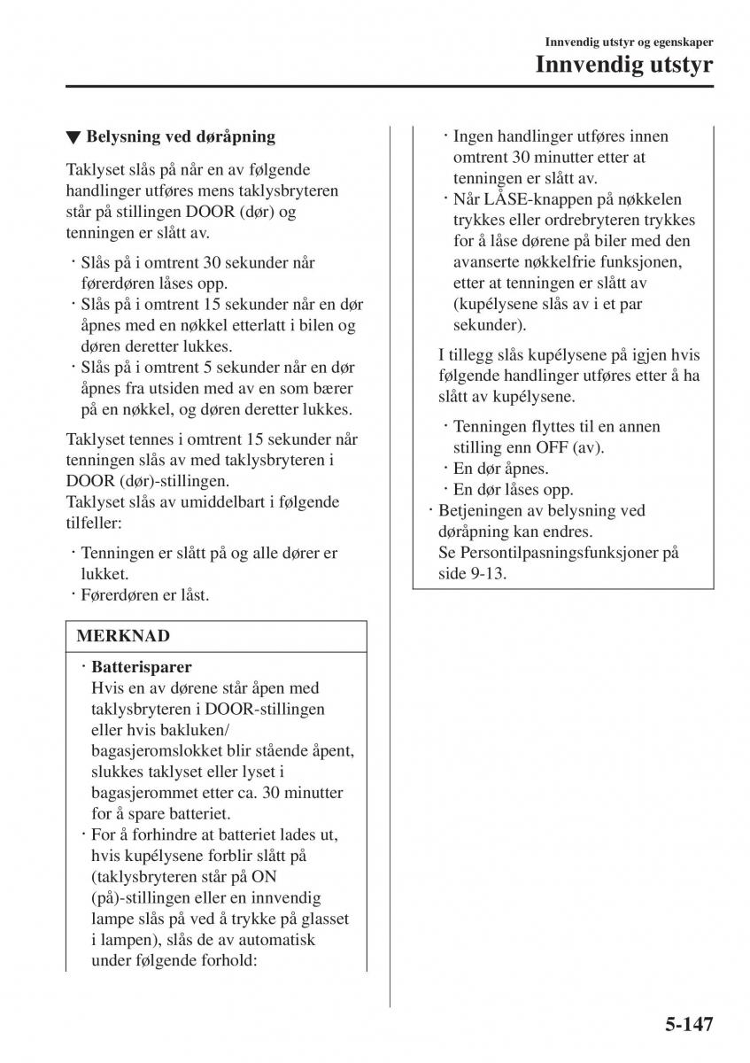 Mazda 2 Demio bruksanvisningen / page 438