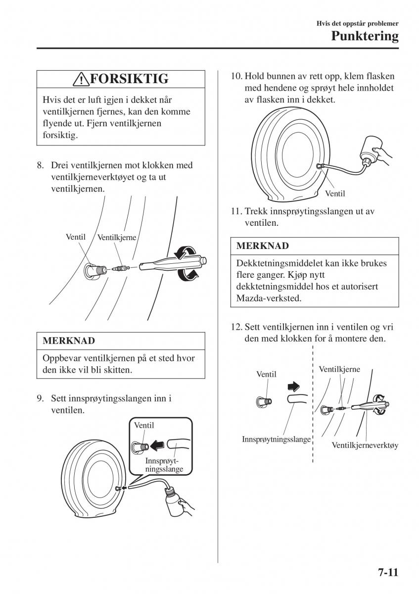 Mazda 2 Demio bruksanvisningen / page 528