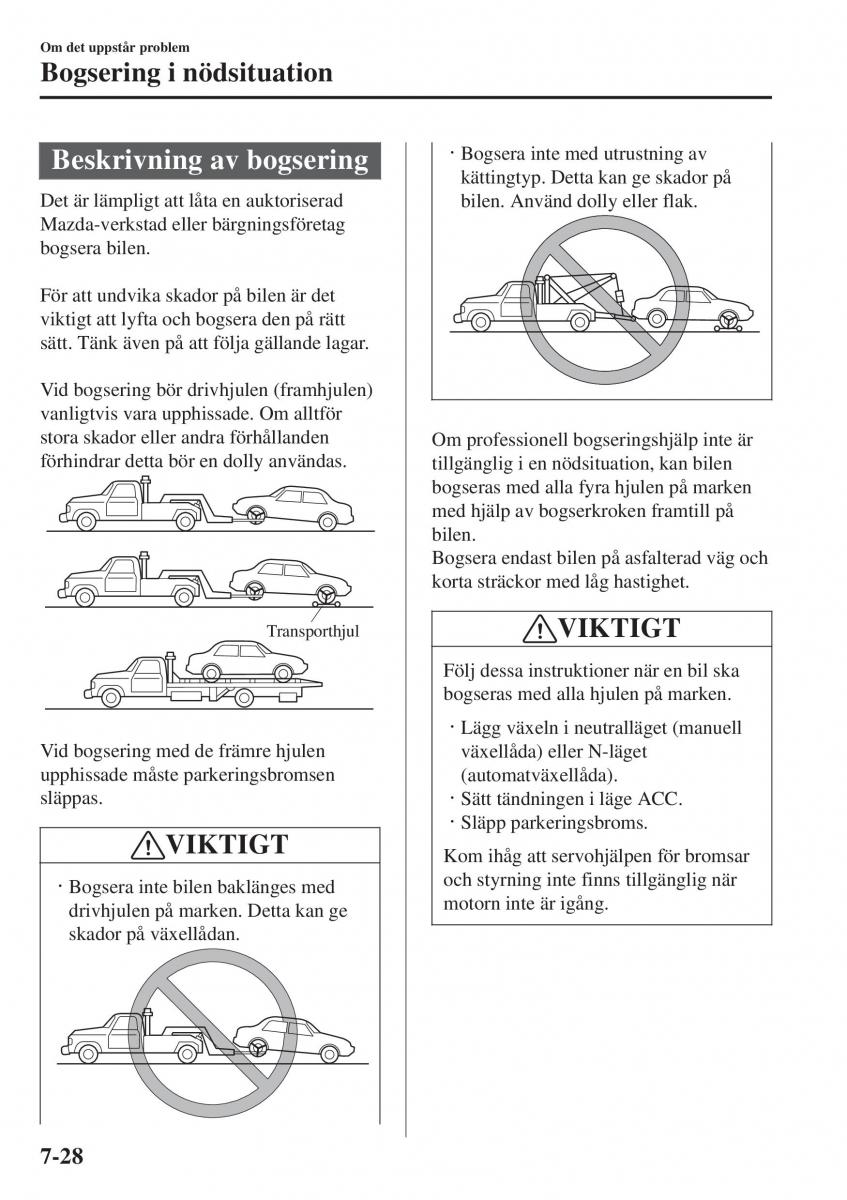 Mazda 2 Demio instruktionsbok / page 545