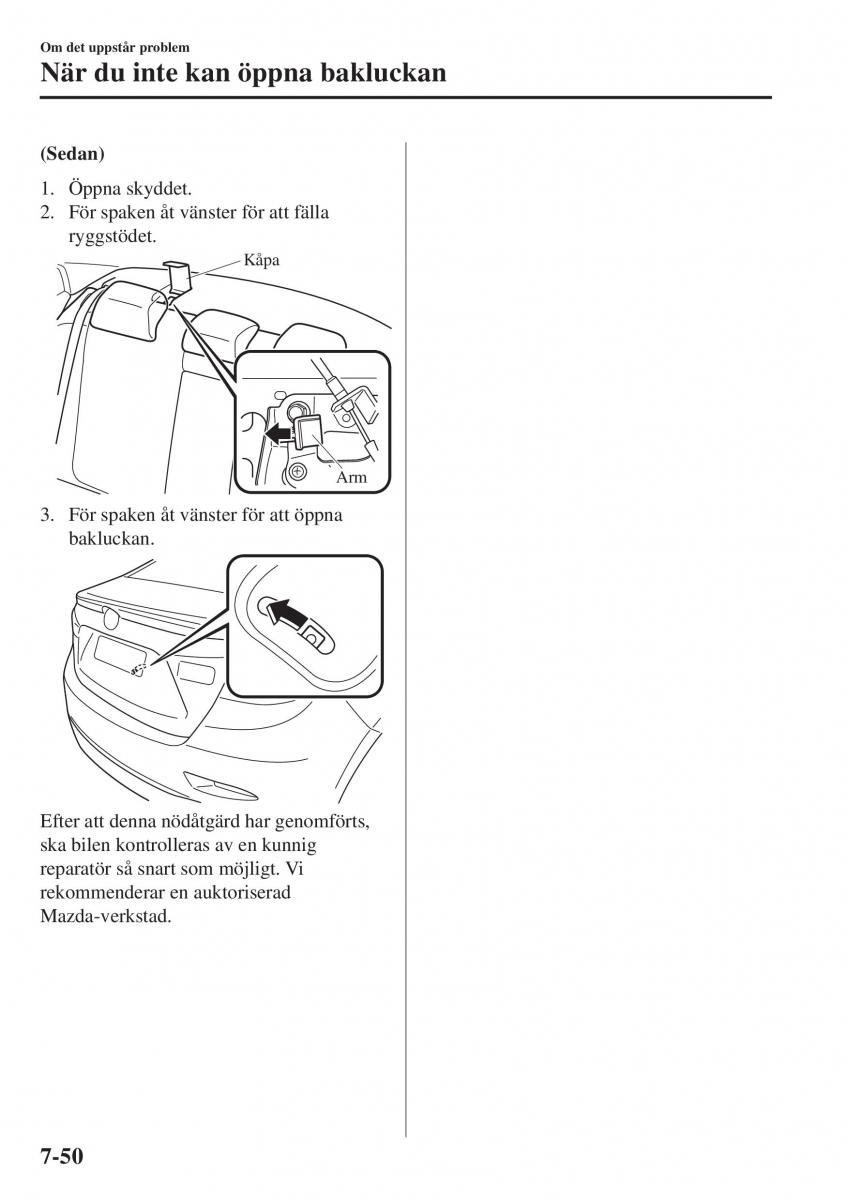 Mazda 2 Demio instruktionsbok / page 567