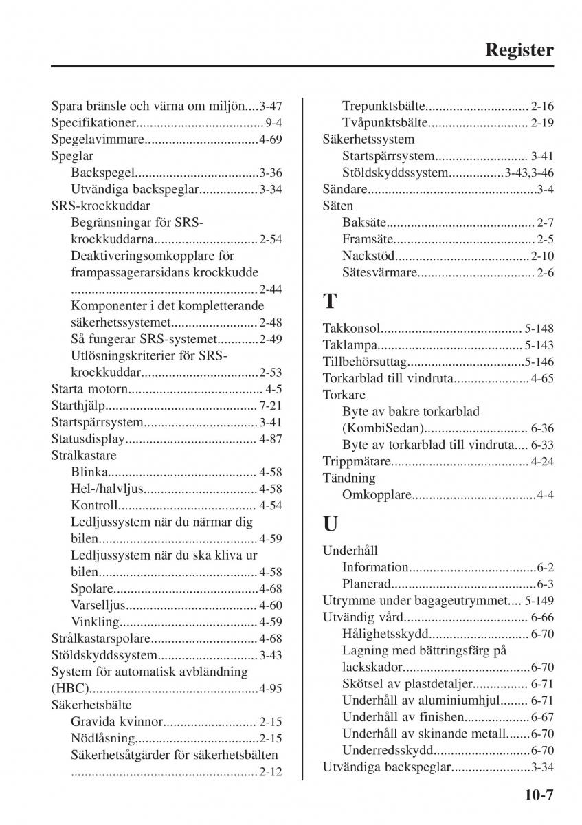 Mazda 2 Demio instruktionsbok / page 618