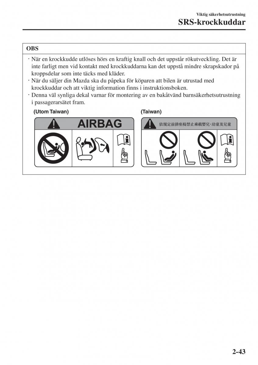 Mazda 2 Demio instruktionsbok / page 64