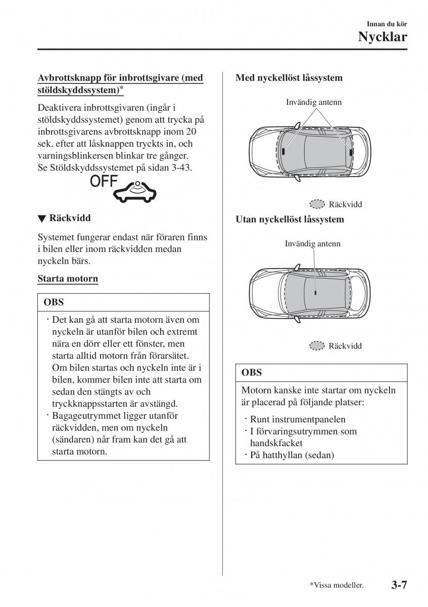 Mazda 2 Demio instruktionsbok / page 84