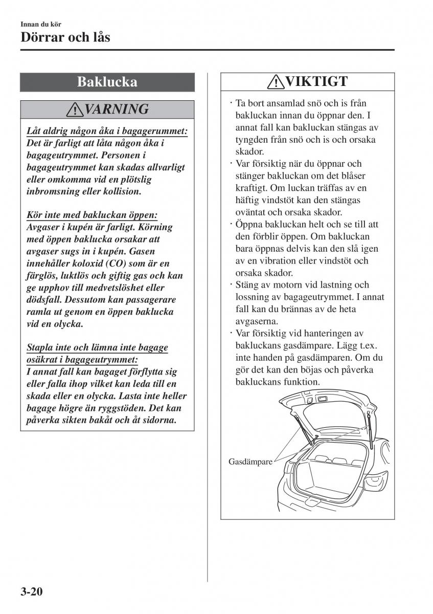 Mazda 2 Demio instruktionsbok / page 97