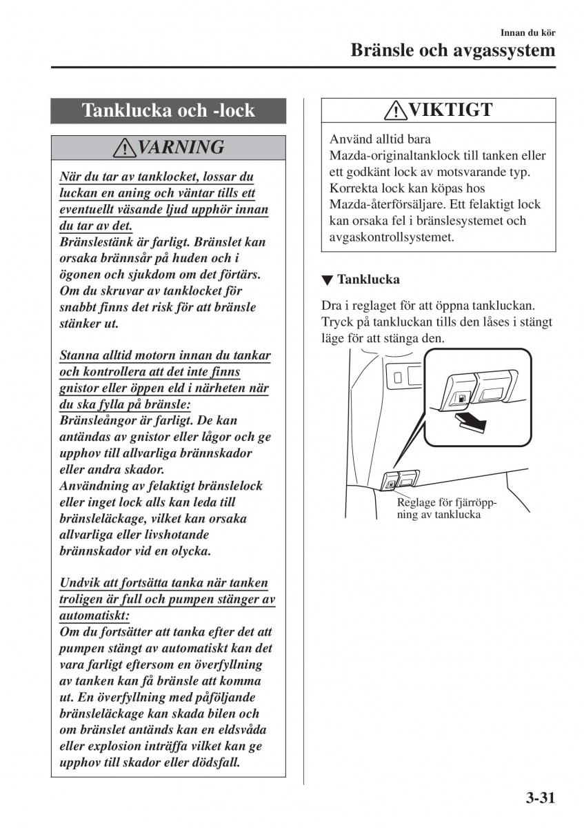 Mazda 2 Demio instruktionsbok / page 108