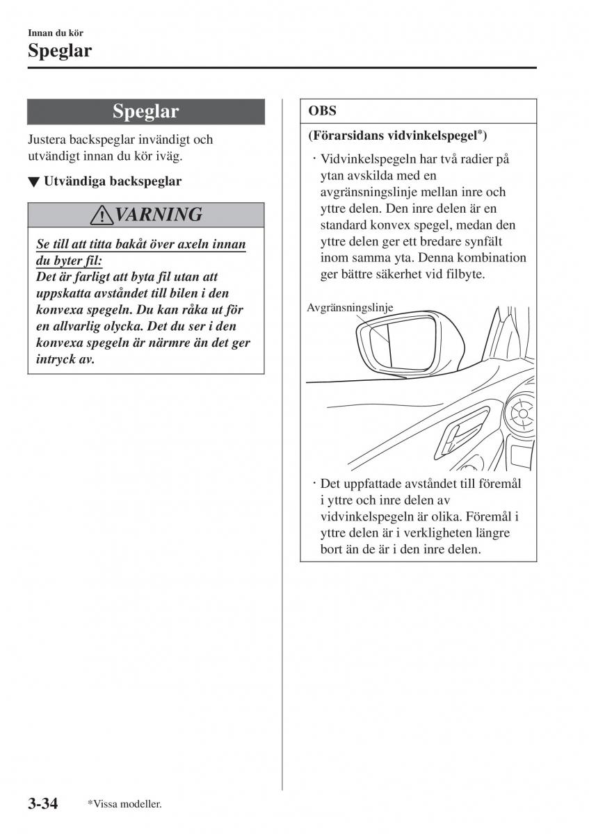 Mazda 2 Demio instruktionsbok / page 111