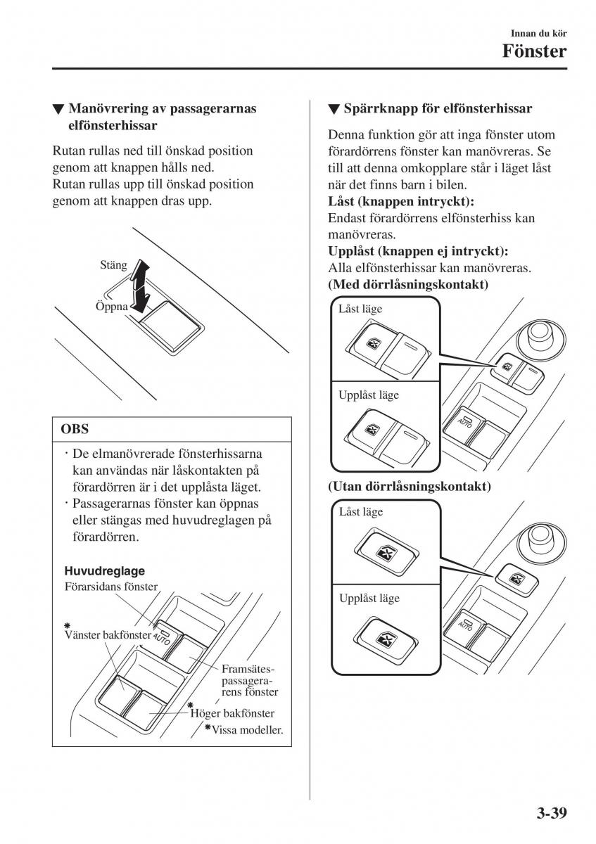 Mazda 2 Demio instruktionsbok / page 116