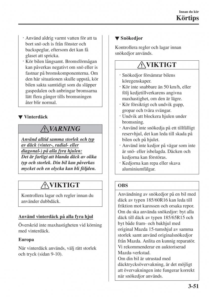 Mazda 2 Demio instruktionsbok / page 128