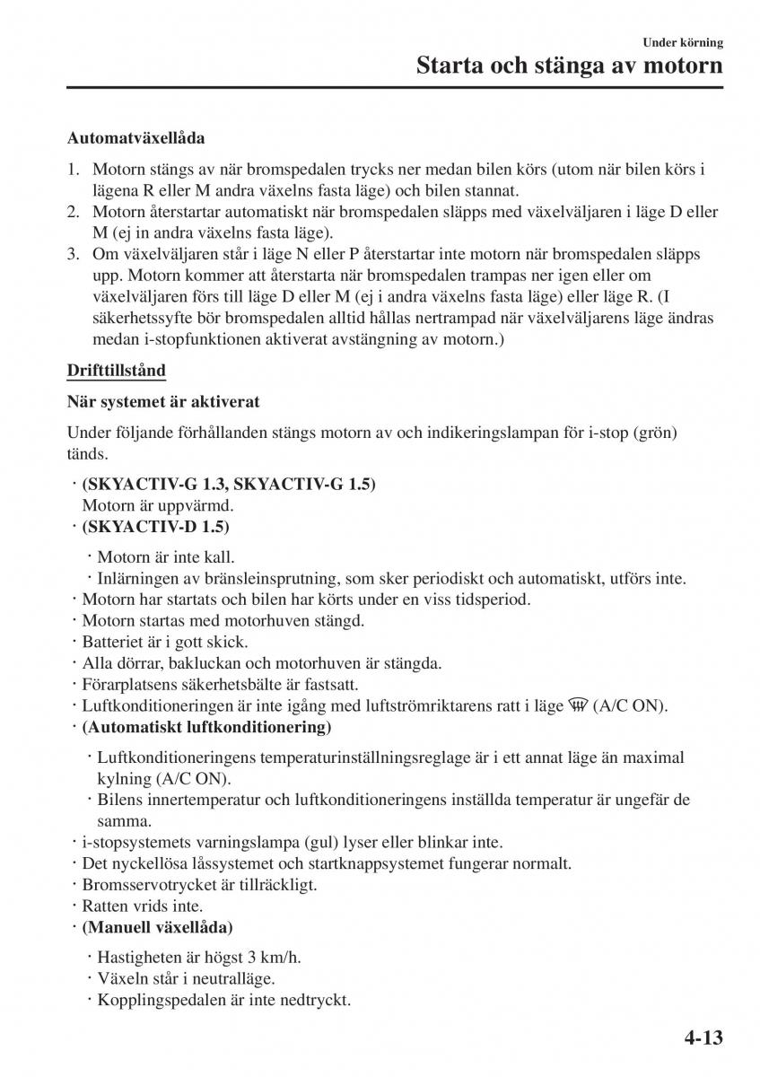 Mazda 2 Demio instruktionsbok / page 154