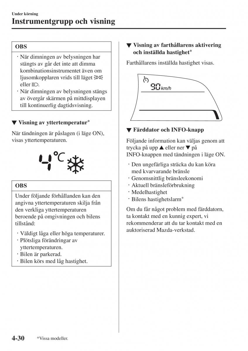 Mazda 2 Demio instruktionsbok / page 171