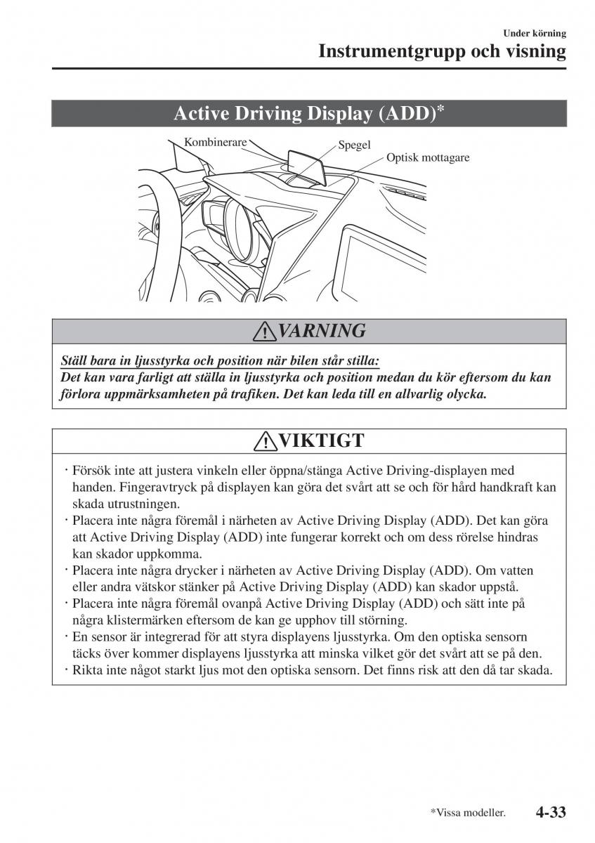 Mazda 2 Demio instruktionsbok / page 174