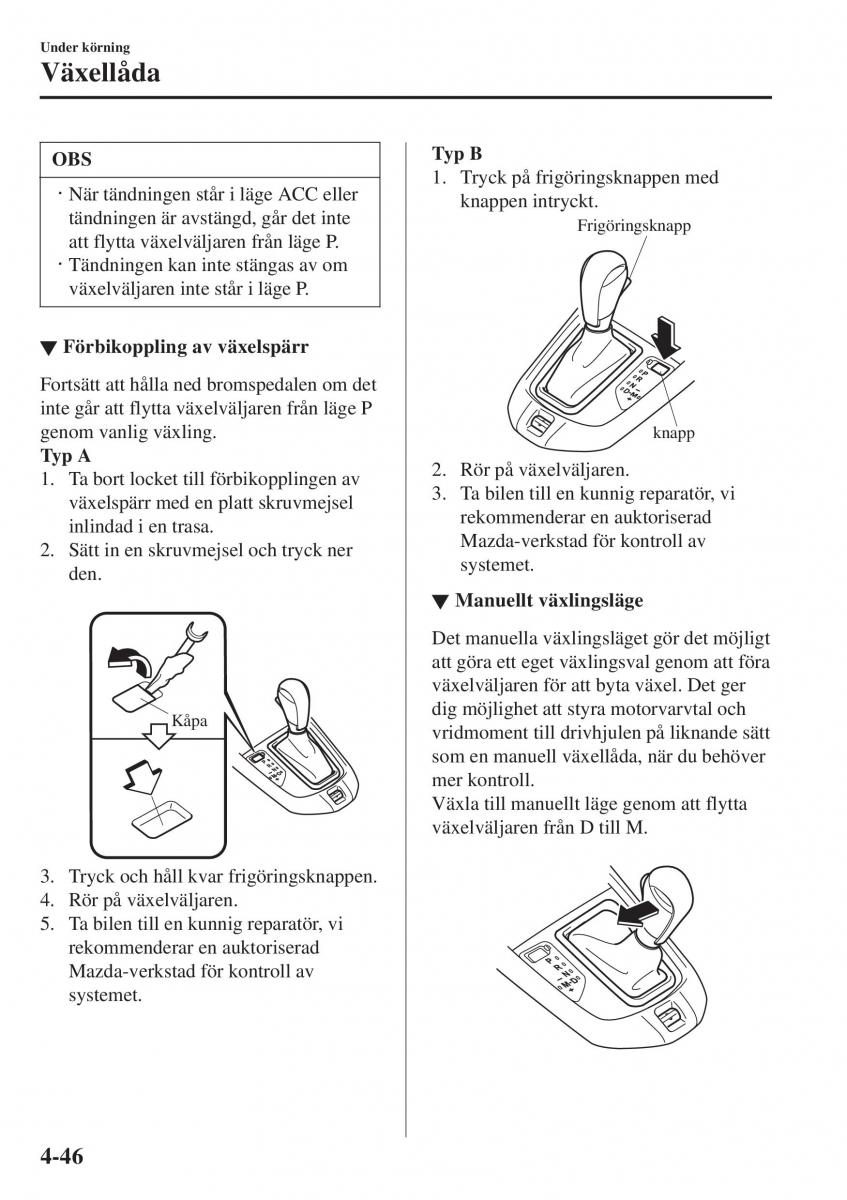 Mazda 2 Demio instruktionsbok / page 187