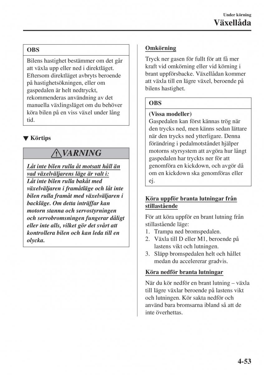 Mazda 2 Demio instruktionsbok / page 194