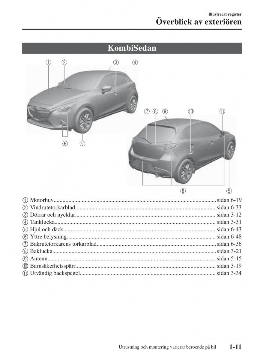 Mazda 2 Demio instruktionsbok / page 20