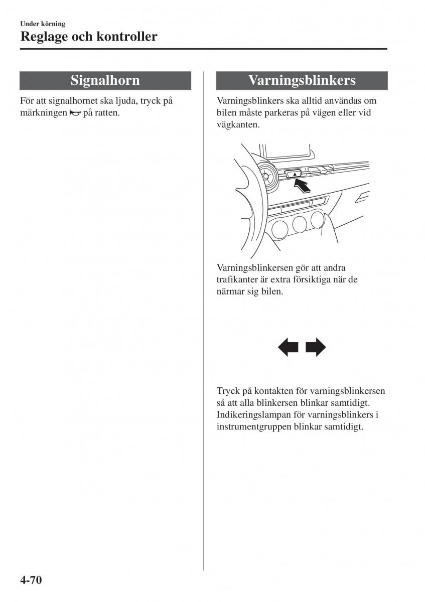 Mazda 2 Demio instruktionsbok / page 211