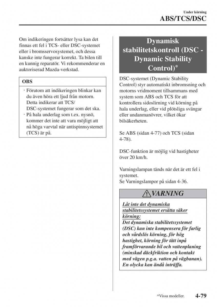 Mazda 2 Demio instruktionsbok / page 220