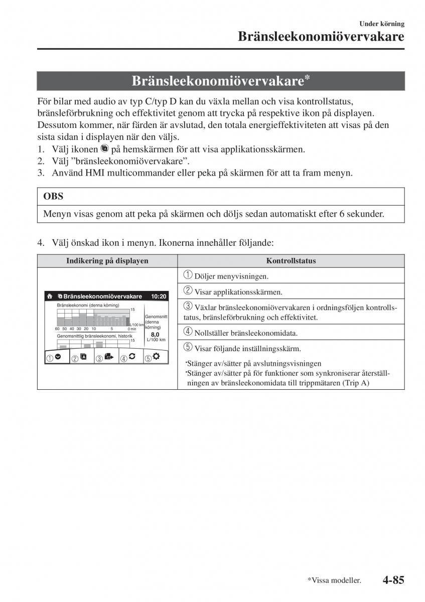 Mazda 2 Demio instruktionsbok / page 226